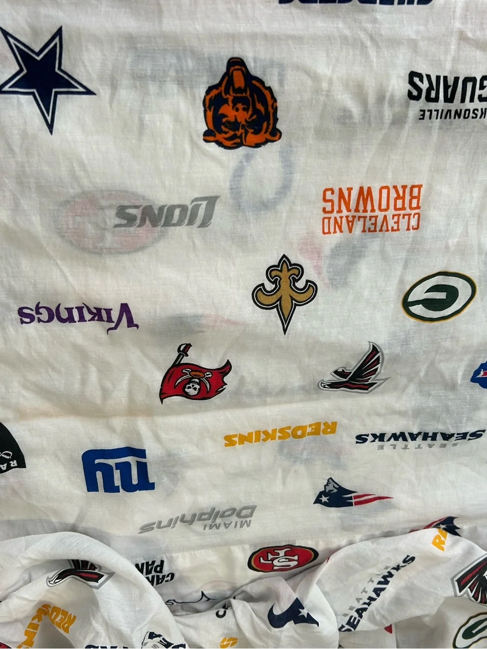 vintage 2013 Northwest Company NFL cotton  twin sheet set - NO pillowcase